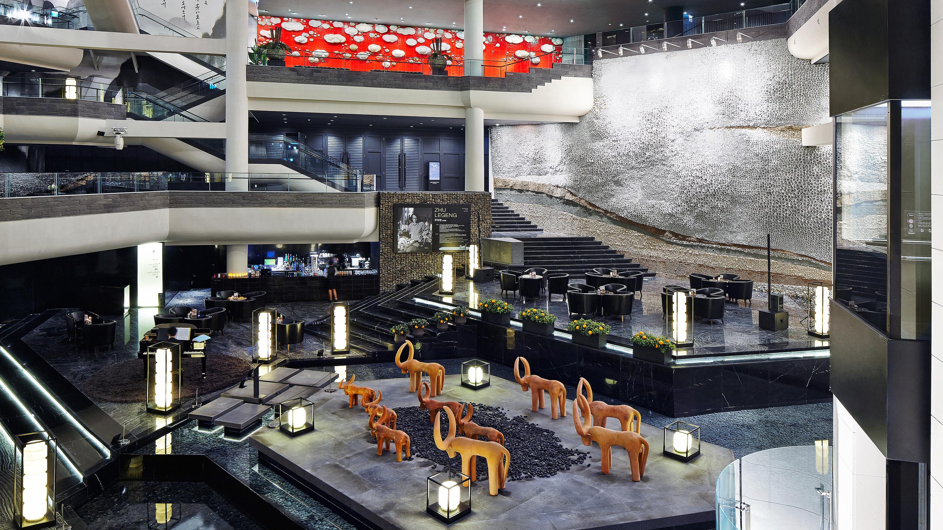 Kensington Jeju Hotel מראה חיצוני תמונה The lobby of the hotel